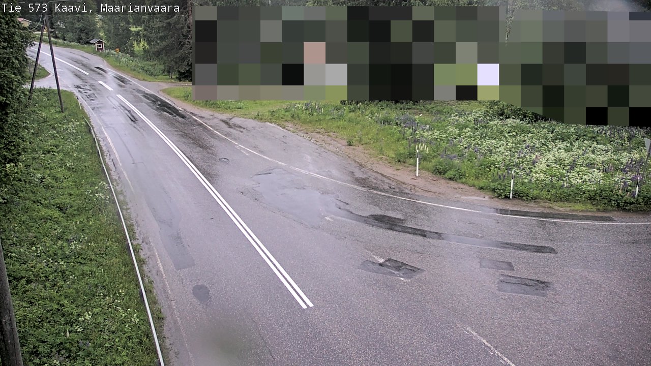 Weather Camera Image Road 573 Kaavi, Maarianvaara, Kaavi, Pohjois-Savo