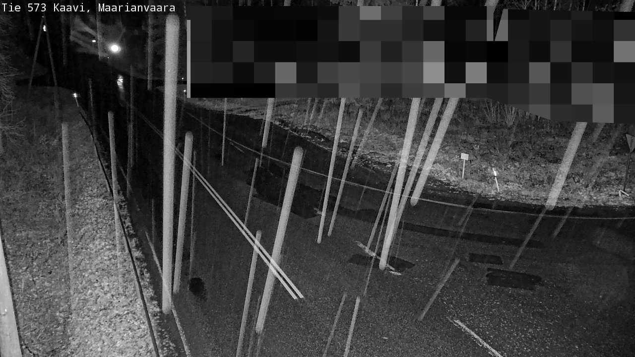 Weather Camera Image Väg 573 Kaavi, Maarianvaara, Kaavi, Pohjois-Savo