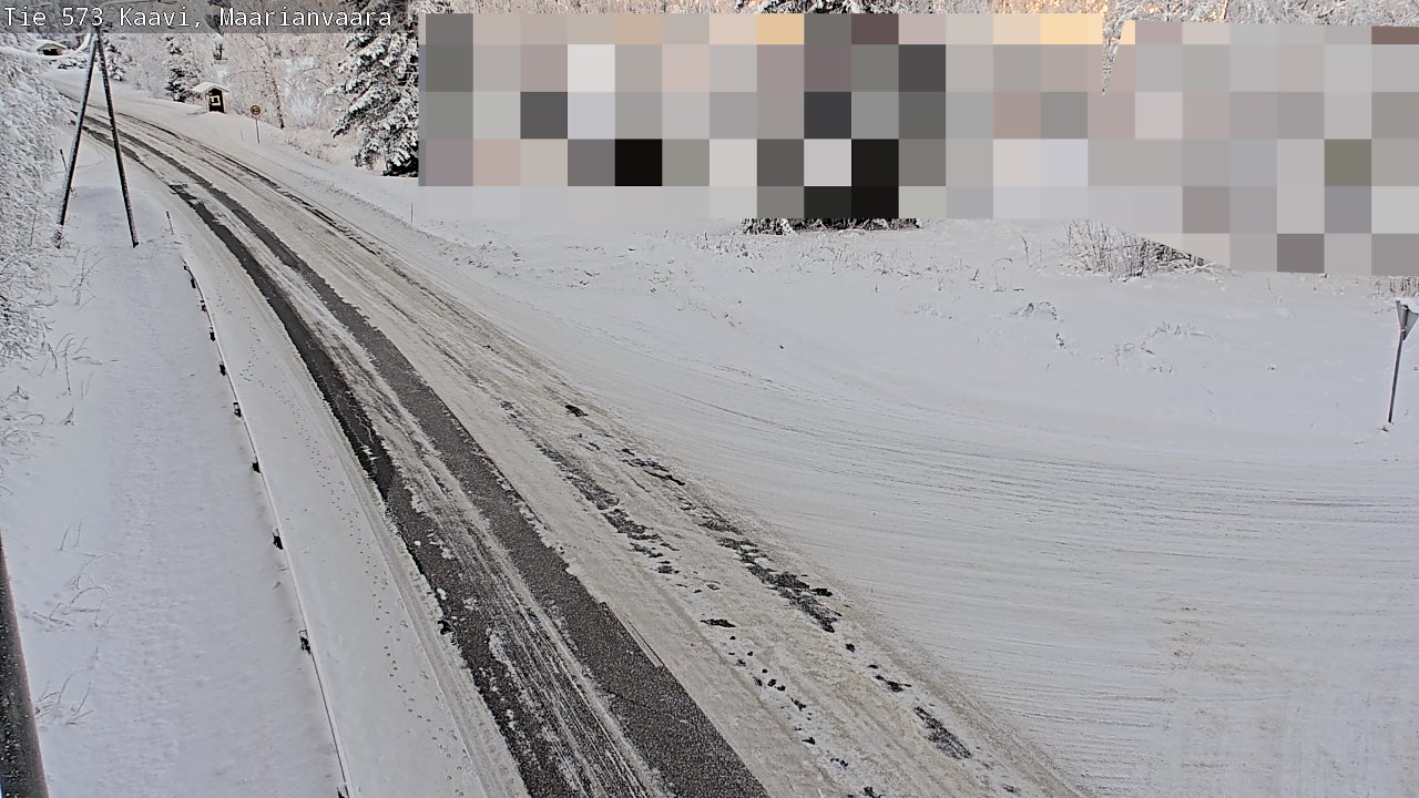 Weather Camera Image Road 573 Kaavi, Maarianvaara, Kaavi, Pohjois-Savo