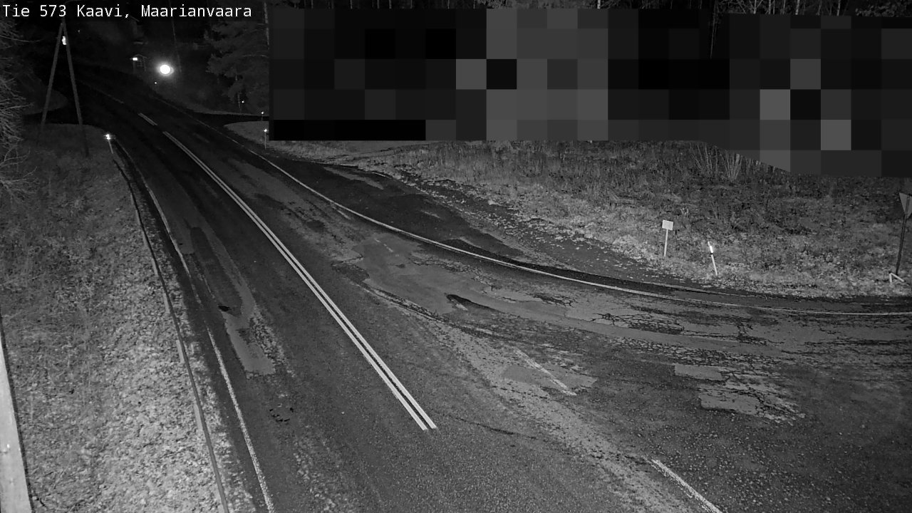 Weather Camera Image Väg 573 Kaavi, Maarianvaara, Kaavi, Pohjois-Savo