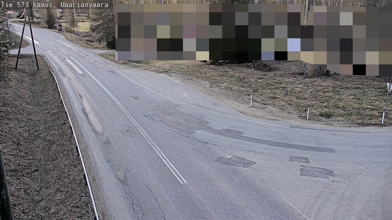 Weather Camera Image Väg 573 Kaavi, Maarianvaara, Kaavi, Pohjois-Savo