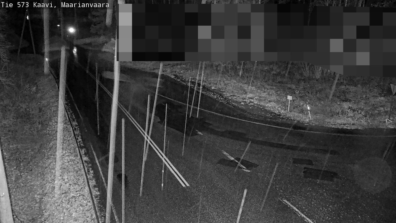 Weather Camera Image Väg 573 Kaavi, Maarianvaara, Kaavi, Pohjois-Savo