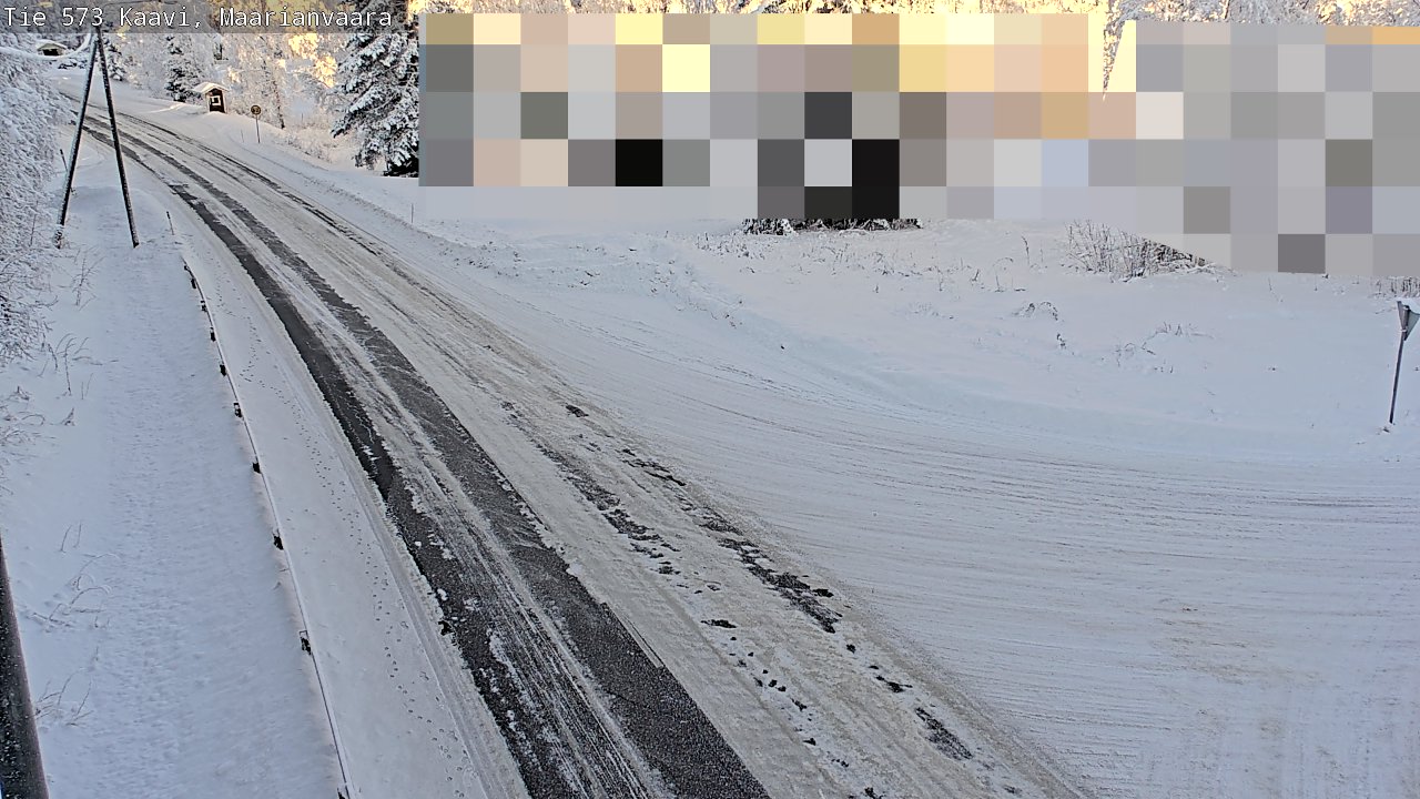 Weather Camera Image Road 573 Kaavi, Maarianvaara, Kaavi, Pohjois-Savo