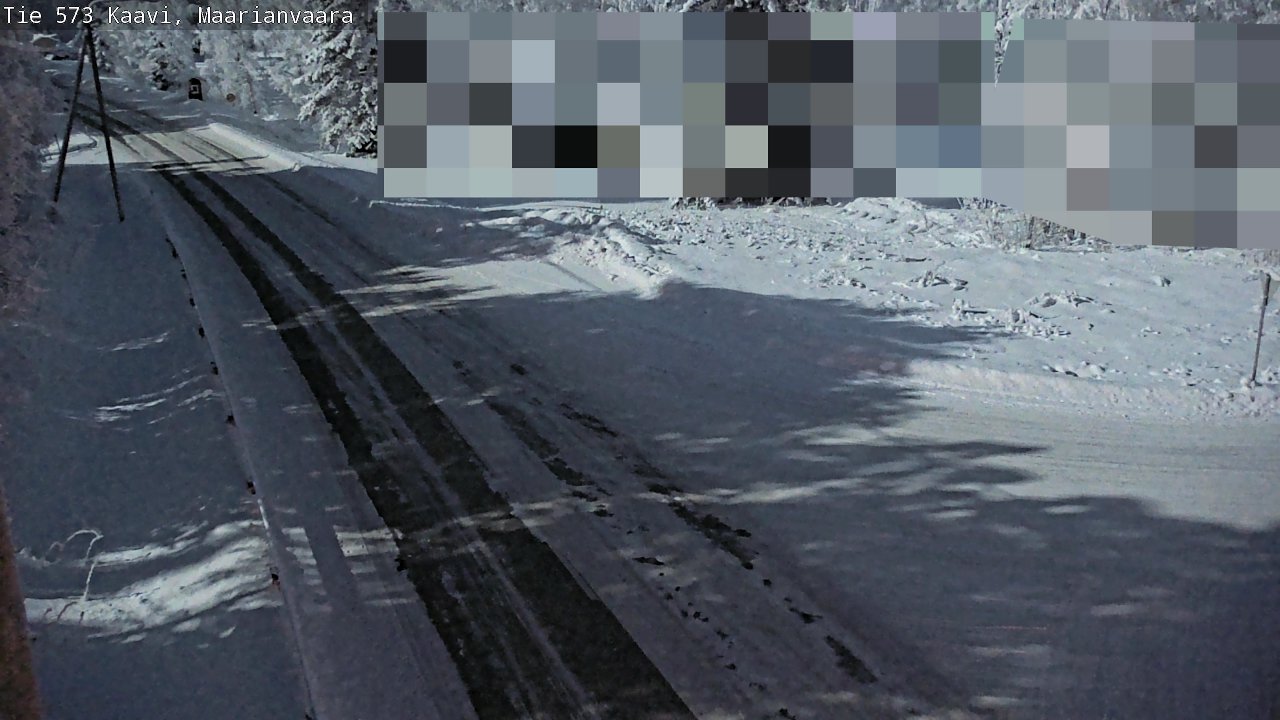 Weather Camera Image Väg 573 Kaavi, Maarianvaara, Kaavi, Pohjois-Savo