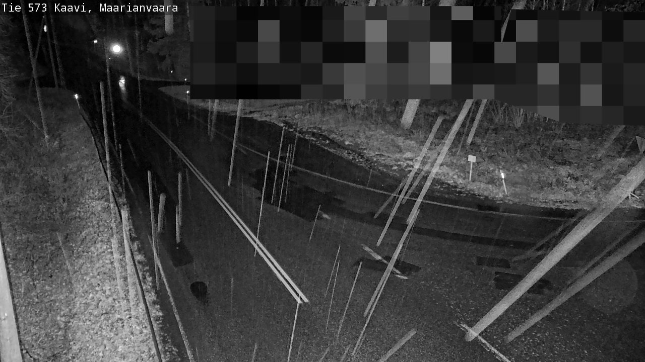 Weather Camera Image Väg 573 Kaavi, Maarianvaara, Kaavi, Pohjois-Savo