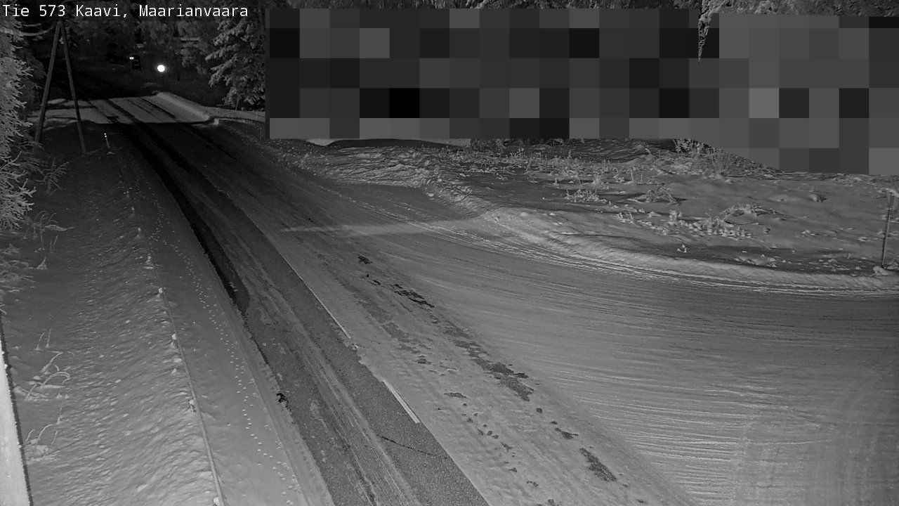 Weather Camera Image Väg 573 Kaavi, Maarianvaara, Kaavi, Pohjois-Savo