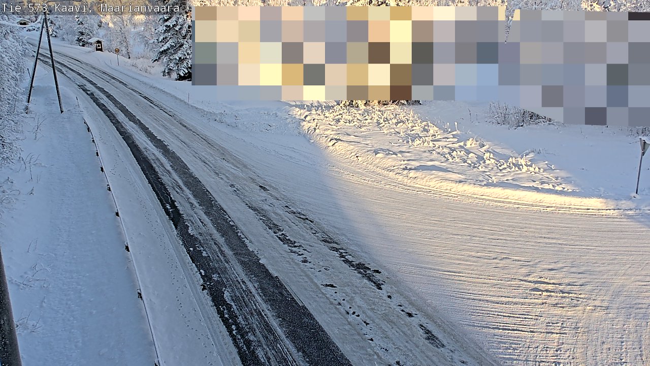 Weather Camera Image Road 573 Kaavi, Maarianvaara, Kaavi, Pohjois-Savo