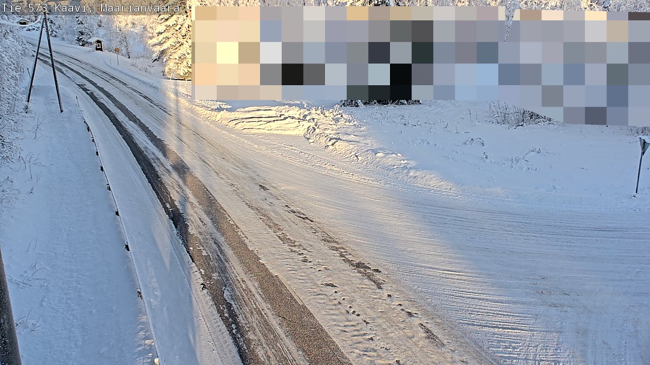 Weather Camera Image Road 573 Kaavi, Maarianvaara, Kaavi, Pohjois-Savo