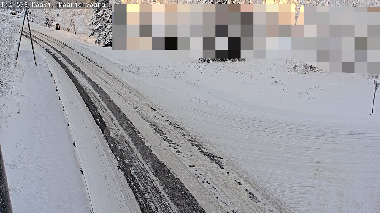 Weather Camera Image Road 573 Kaavi, Maarianvaara, Kaavi, Pohjois-Savo