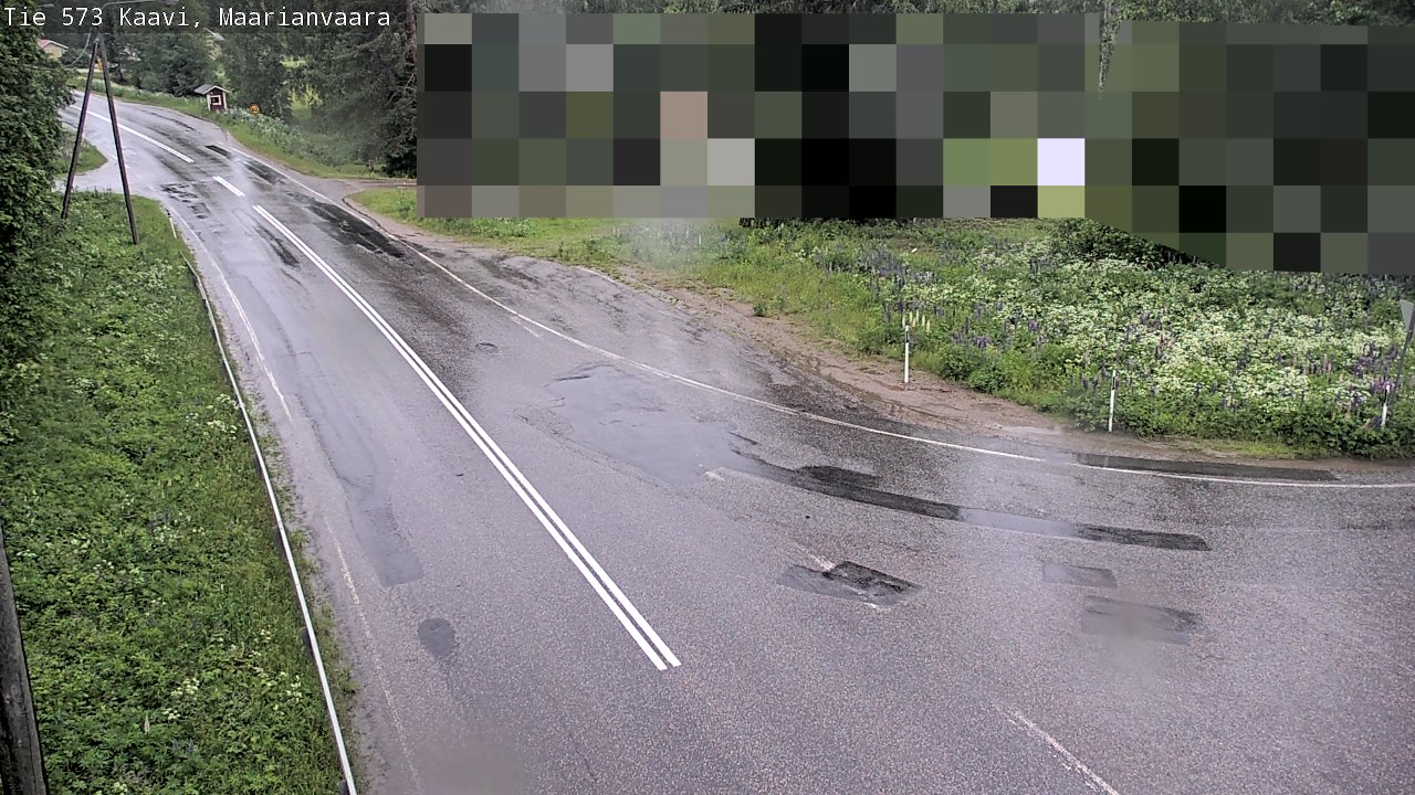 Weather Camera Image Road 573 Kaavi, Maarianvaara, Kaavi, Pohjois-Savo