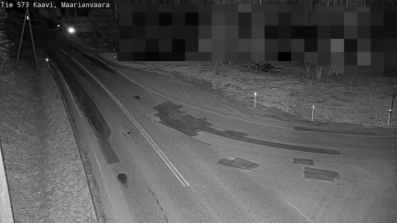 Weather Camera Image Väg 573 Kaavi, Maarianvaara, Kaavi, Pohjois-Savo
