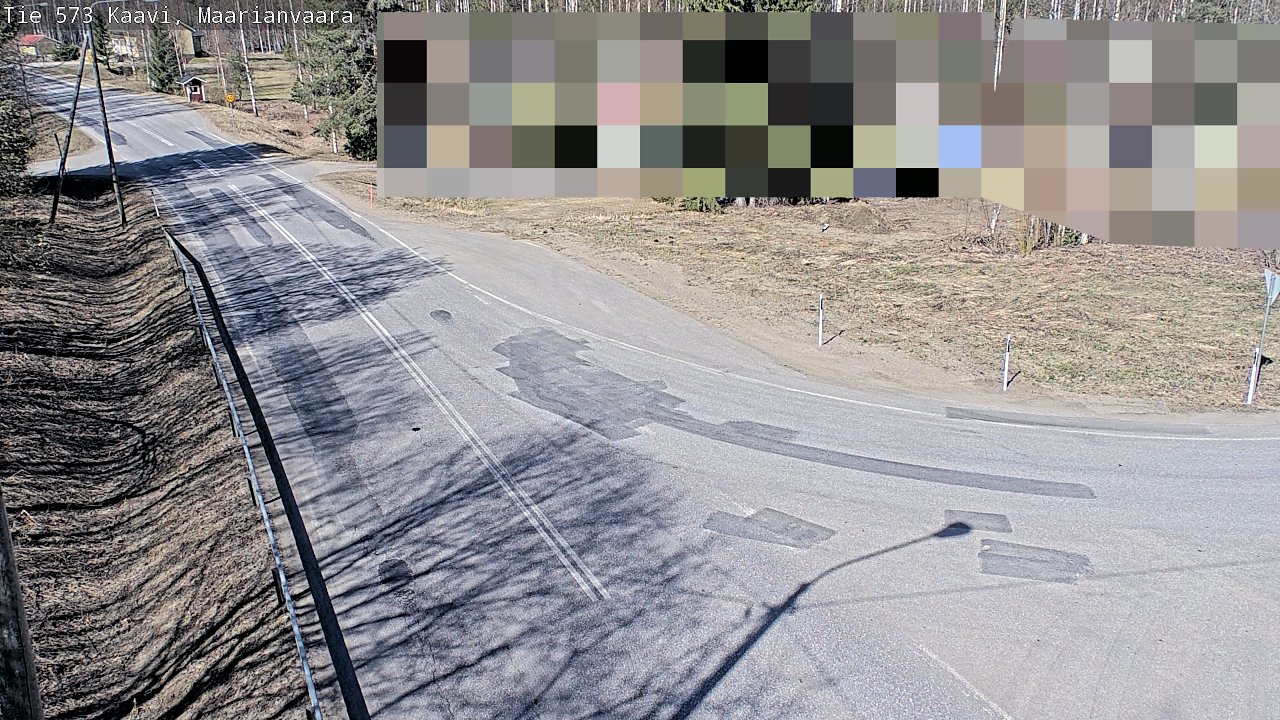Weather Camera Image Väg 573 Kaavi, Maarianvaara, Kaavi, Pohjois-Savo