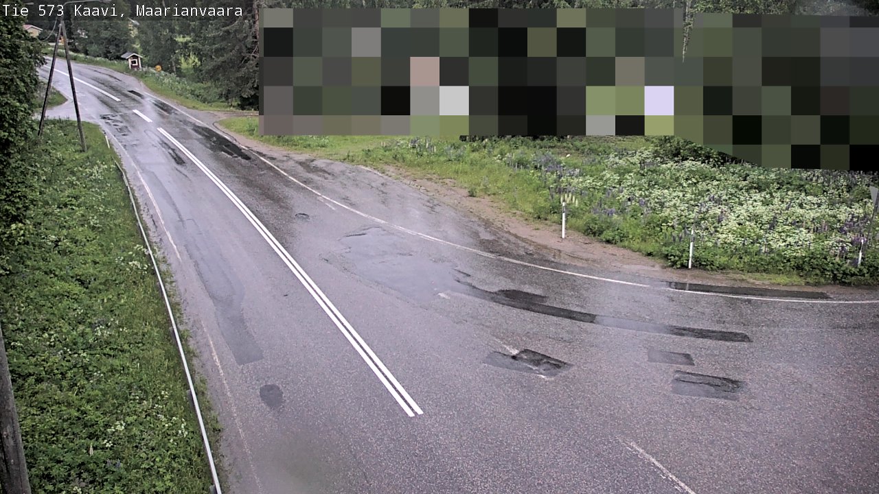 Weather Camera Image Road 573 Kaavi, Maarianvaara, Kaavi, Pohjois-Savo