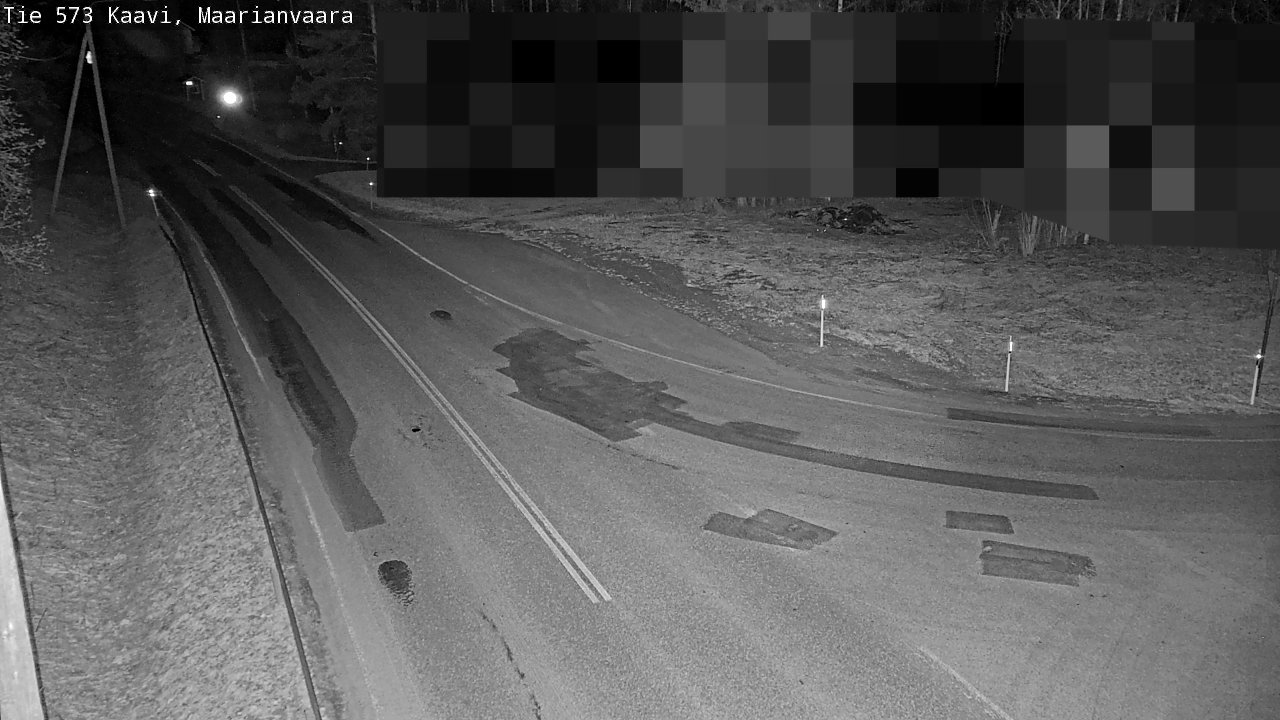 Weather Camera Image Väg 573 Kaavi, Maarianvaara, Kaavi, Pohjois-Savo