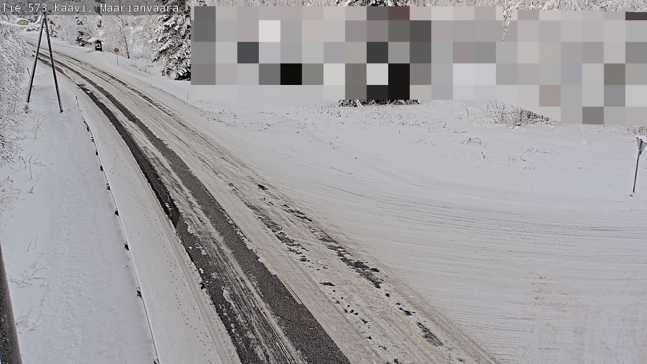 Weather Camera Image Road 573 Kaavi, Maarianvaara, Kaavi, Pohjois-Savo