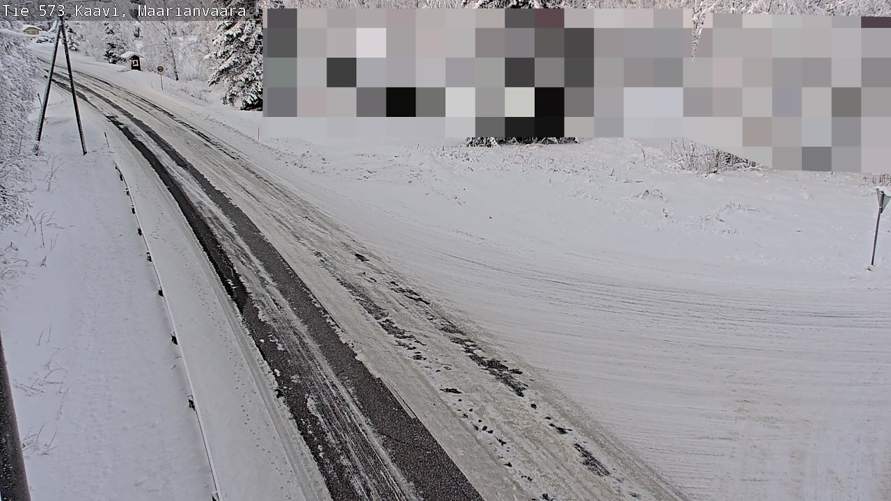 Weather Camera Image Road 573 Kaavi, Maarianvaara, Kaavi, Pohjois-Savo