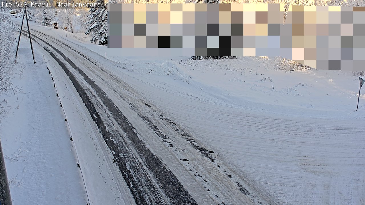 Weather Camera Image Road 573 Kaavi, Maarianvaara, Kaavi, Pohjois-Savo
