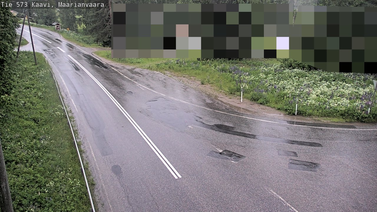 Weather Camera Image Road 573 Kaavi, Maarianvaara, Kaavi, Pohjois-Savo