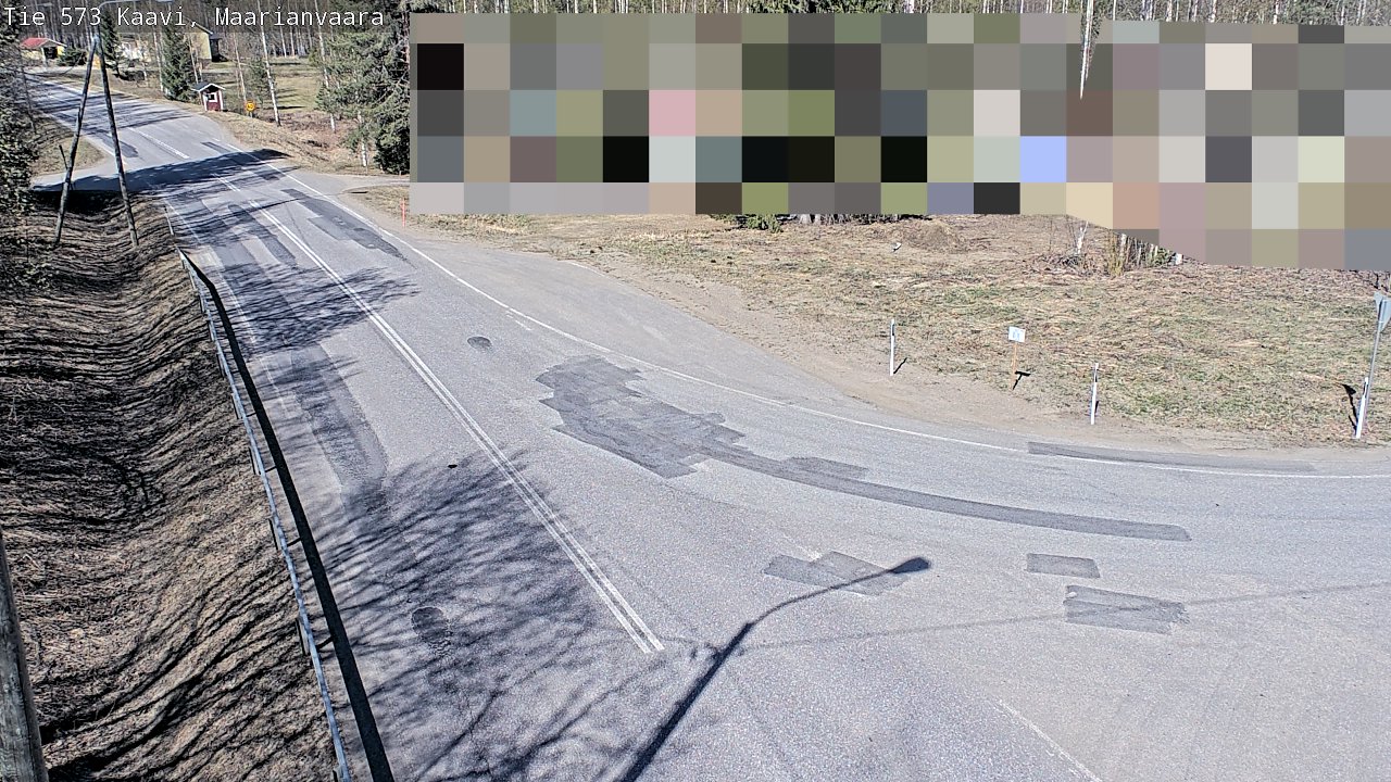 Weather Camera Image Road 573 Kaavi, Maarianvaara, Kaavi, Pohjois-Savo