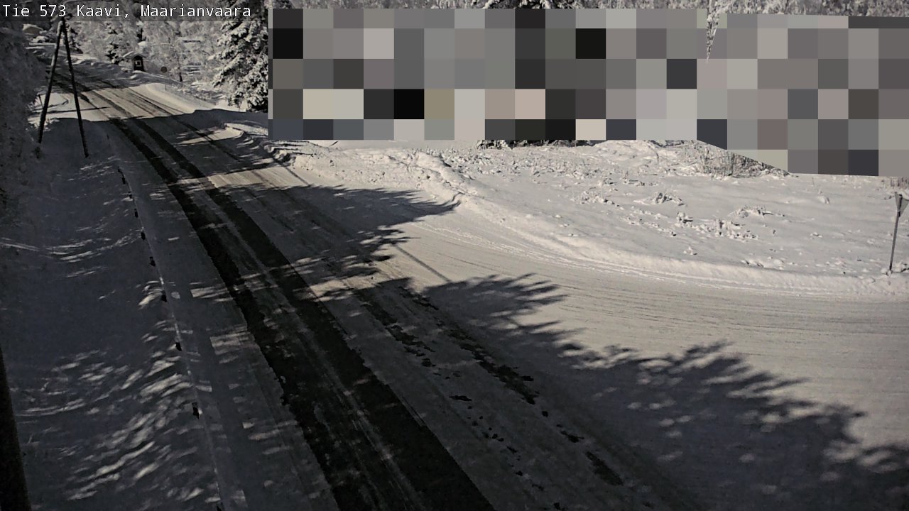 Weather Camera Image Road 573 Kaavi, Maarianvaara, Kaavi, Pohjois-Savo