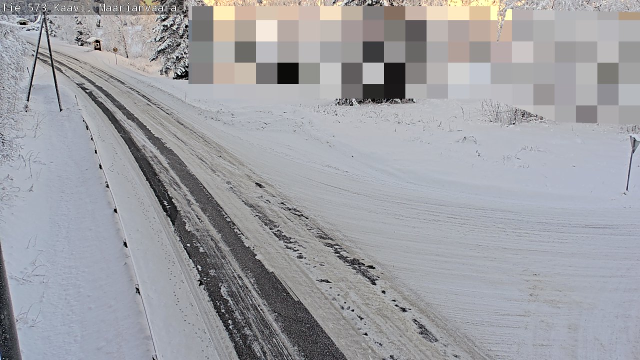 Weather Camera Image Road 573 Kaavi, Maarianvaara, Kaavi, Pohjois-Savo