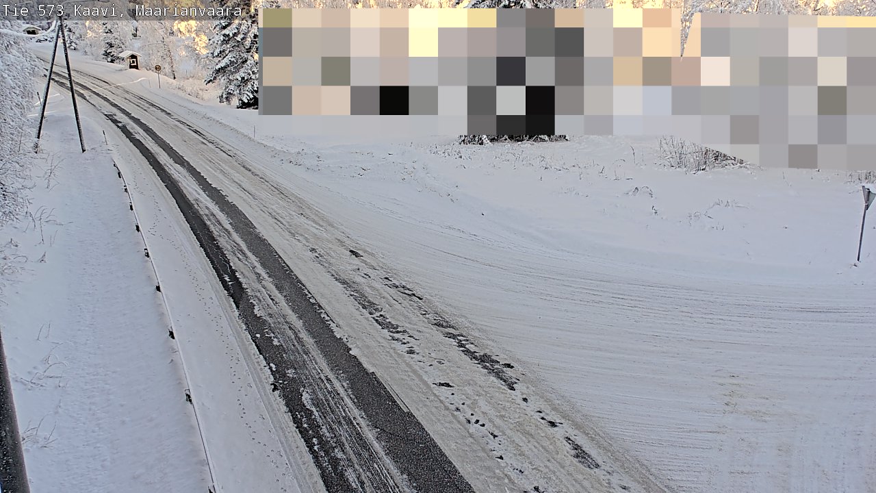 Weather Camera Image Road 573 Kaavi, Maarianvaara, Kaavi, Pohjois-Savo