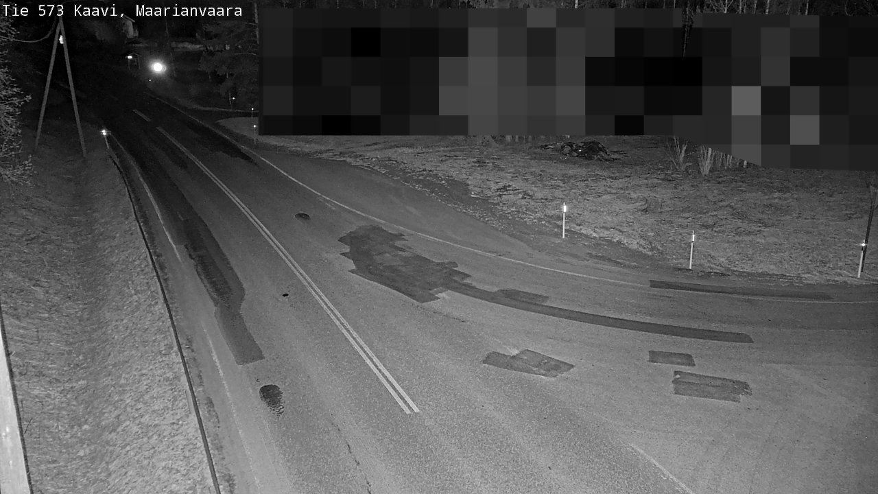 Weather Camera Image Väg 573 Kaavi, Maarianvaara, Kaavi, Pohjois-Savo