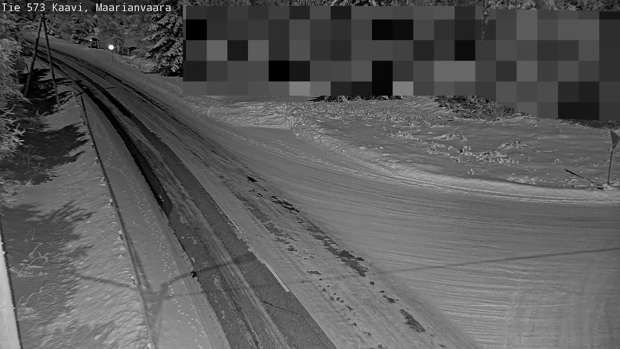 Weather Camera Image Road 573 Kaavi, Maarianvaara, Kaavi, Pohjois-Savo