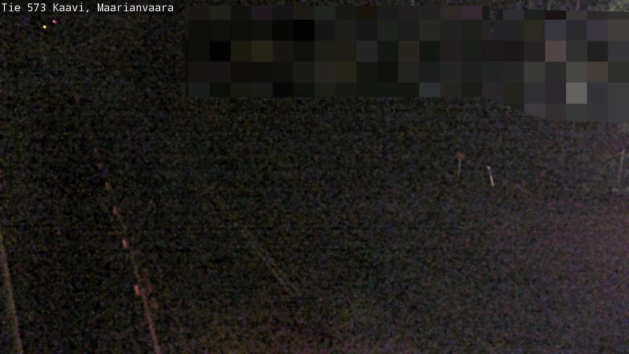 Weather Camera Image Väg 573 Kaavi, Maarianvaara, Kaavi, Pohjois-Savo