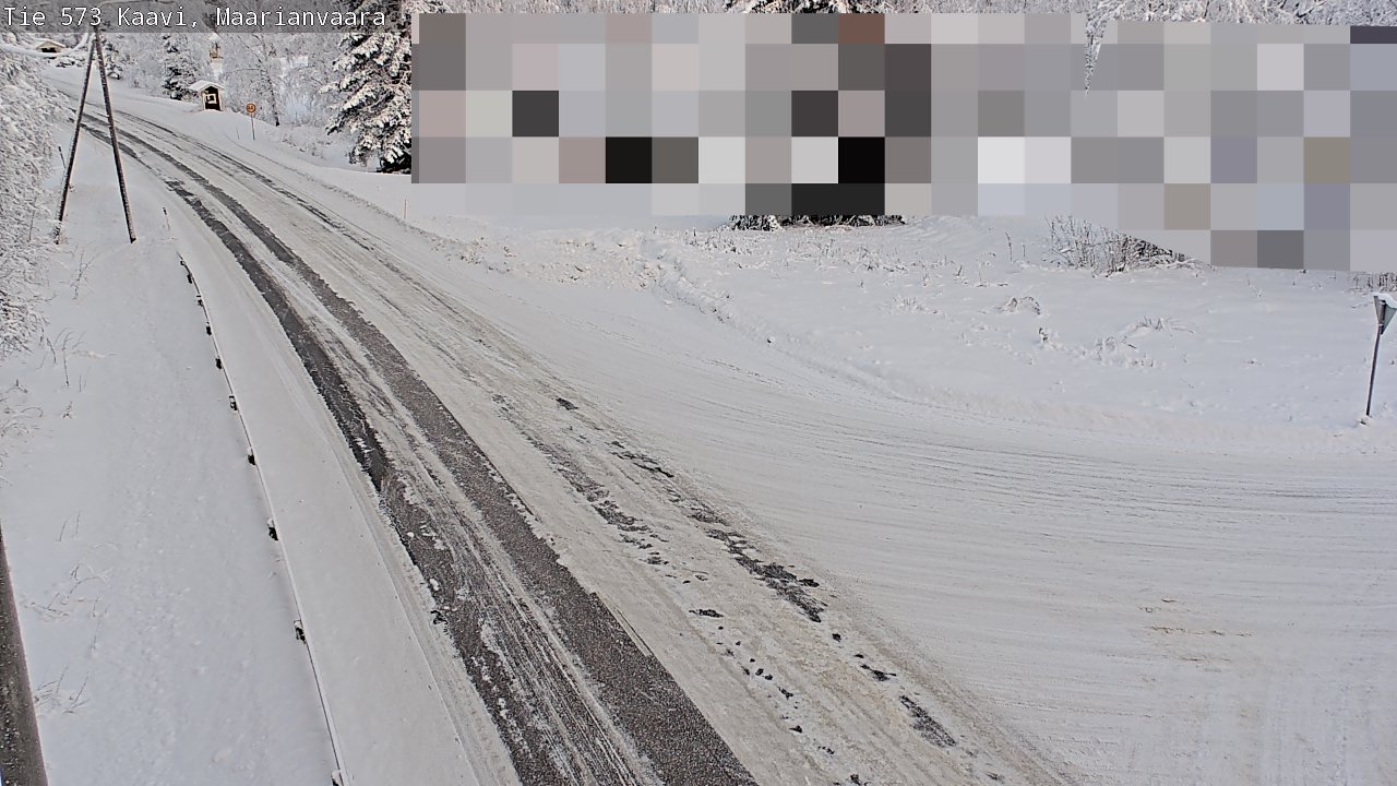 Weather Camera Image Road 573 Kaavi, Maarianvaara, Kaavi, Pohjois-Savo