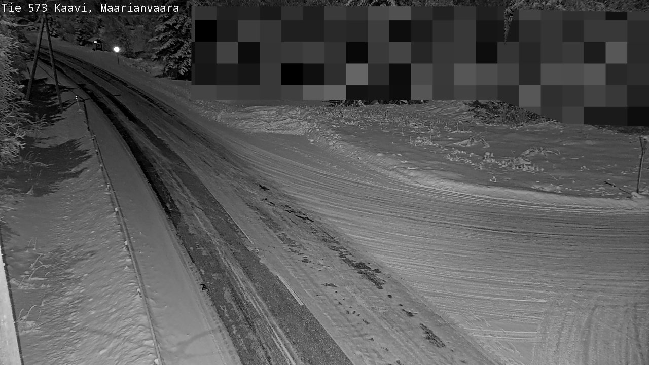 Weather Camera Image Väg 573 Kaavi, Maarianvaara, Kaavi, Pohjois-Savo