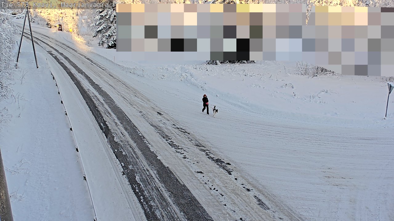 Weather Camera Image Road 573 Kaavi, Maarianvaara, Kaavi, Pohjois-Savo