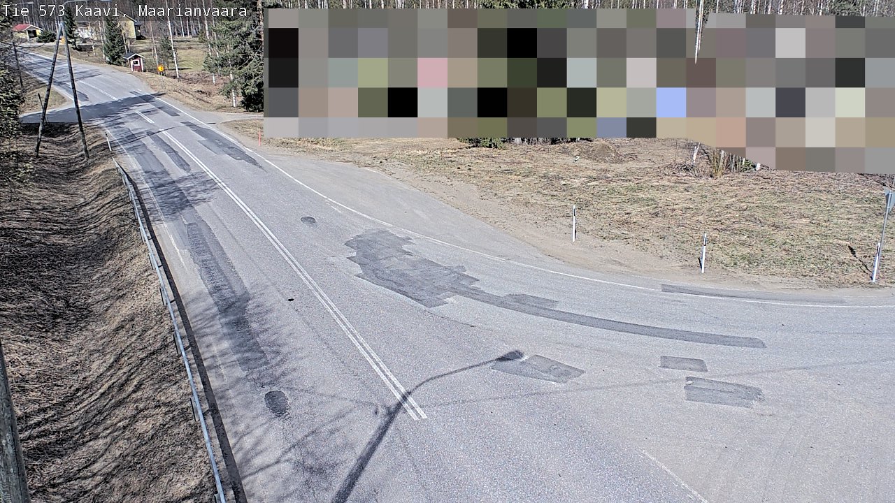 Weather Camera Image Väg 573 Kaavi, Maarianvaara, Kaavi, Pohjois-Savo