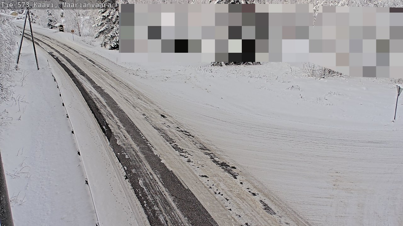 Weather Camera Image Road 573 Kaavi, Maarianvaara, Kaavi, Pohjois-Savo