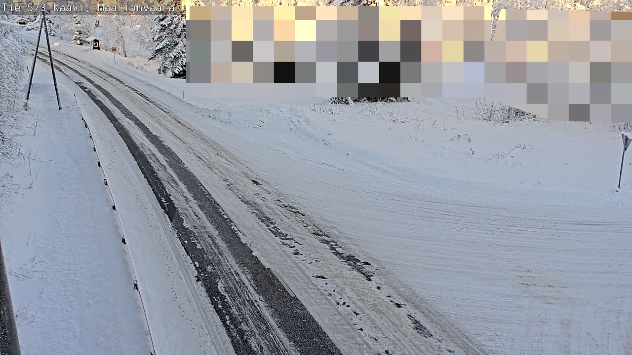 Weather Camera Image Road 573 Kaavi, Maarianvaara, Kaavi, Pohjois-Savo