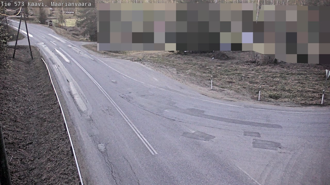 Weather Camera Image Väg 573 Kaavi, Maarianvaara, Kaavi, Pohjois-Savo