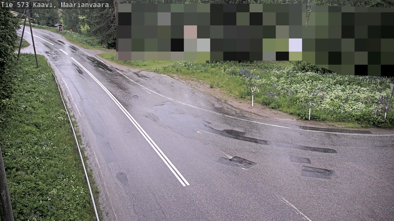 Weather Camera Image Road 573 Kaavi, Maarianvaara, Kaavi, Pohjois-Savo