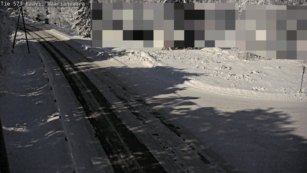 Weather Camera Image Väg 573 Kaavi, Maarianvaara, Kaavi, Pohjois-Savo
