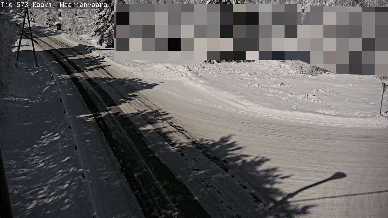 Weather Camera Image Road 573 Kaavi, Maarianvaara, Kaavi, Pohjois-Savo