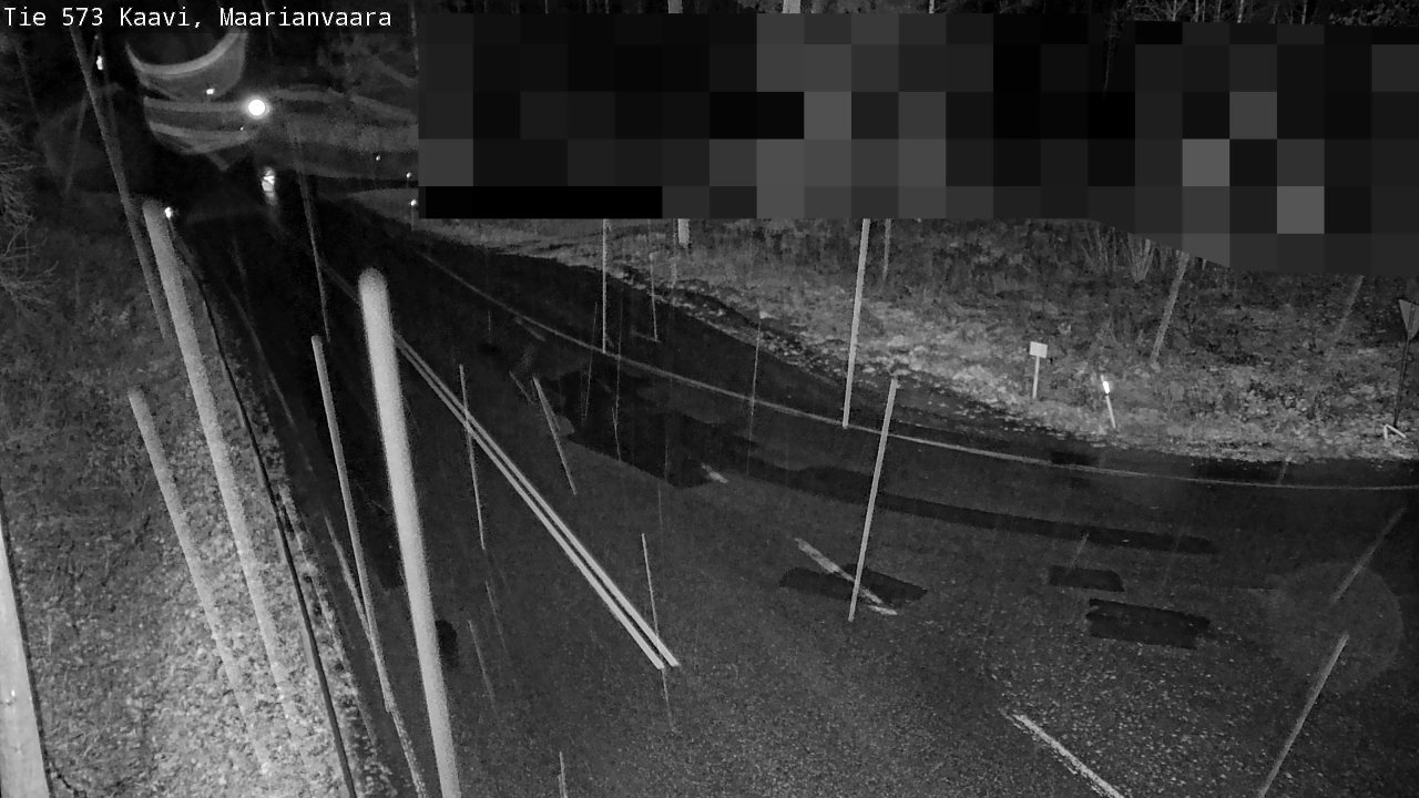 Weather Camera Image Väg 573 Kaavi, Maarianvaara, Kaavi, Pohjois-Savo