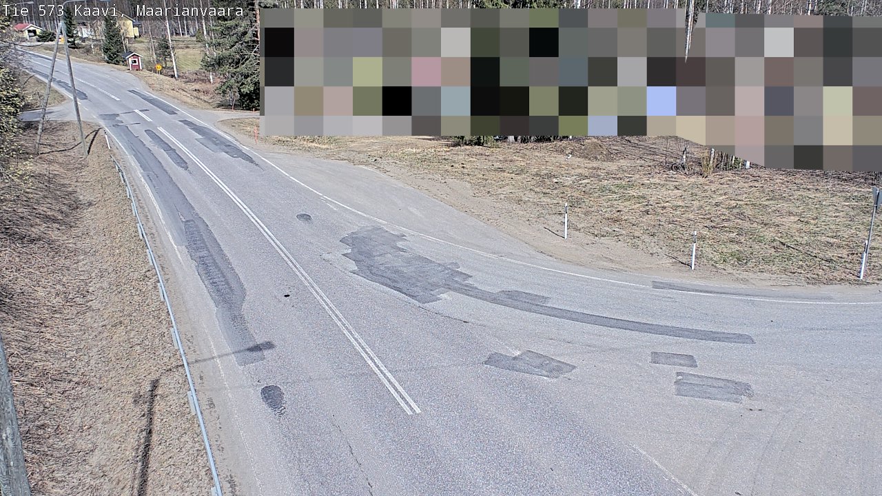 Weather Camera Image Väg 573 Kaavi, Maarianvaara, Kaavi, Pohjois-Savo