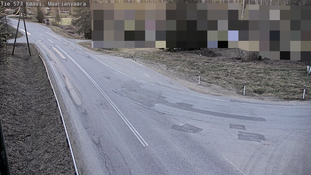 Weather Camera Image Väg 573 Kaavi, Maarianvaara, Kaavi, Pohjois-Savo