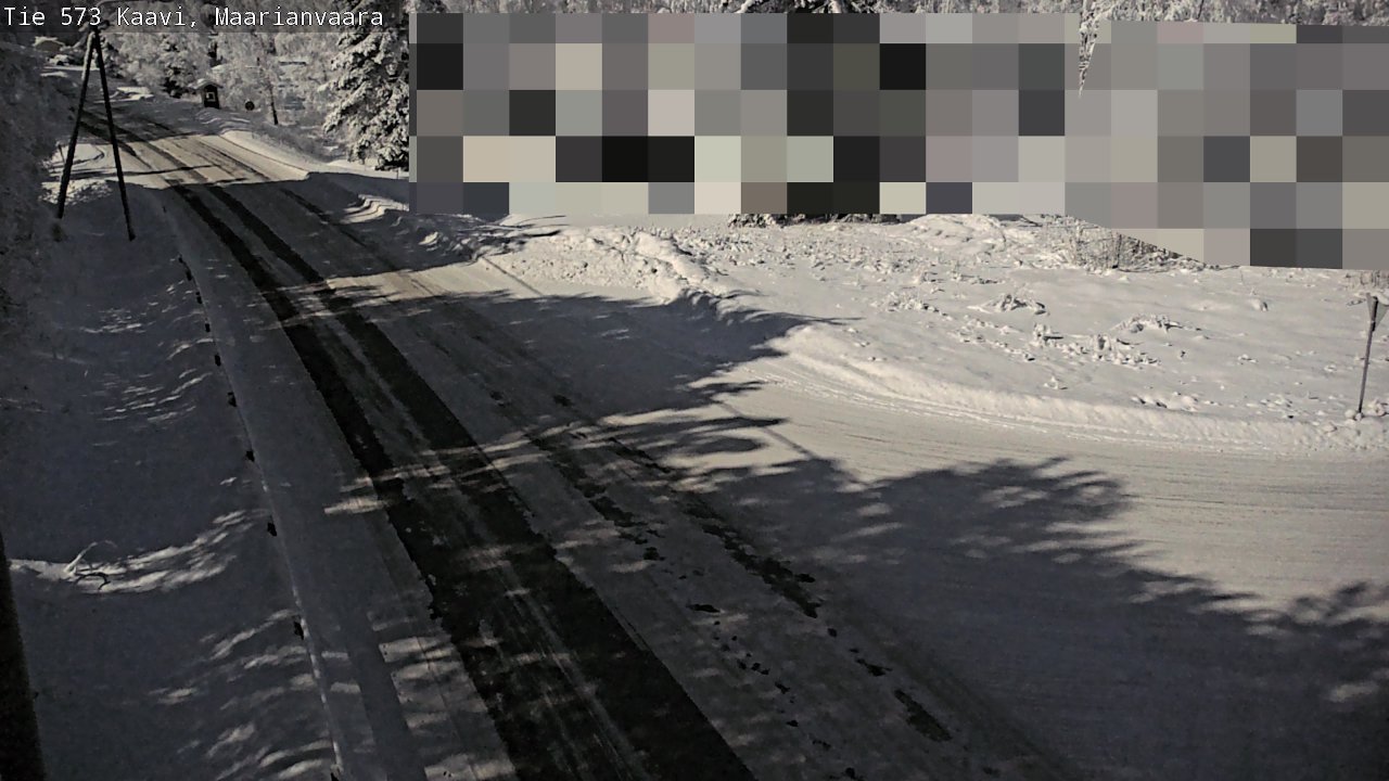 Weather Camera Image Road 573 Kaavi, Maarianvaara, Kaavi, Pohjois-Savo
