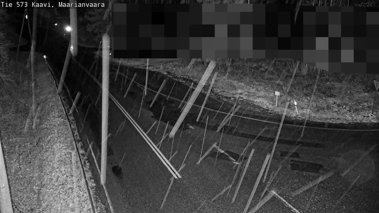 Weather Camera Image Road 573 Kaavi, Maarianvaara, Kaavi, Pohjois-Savo