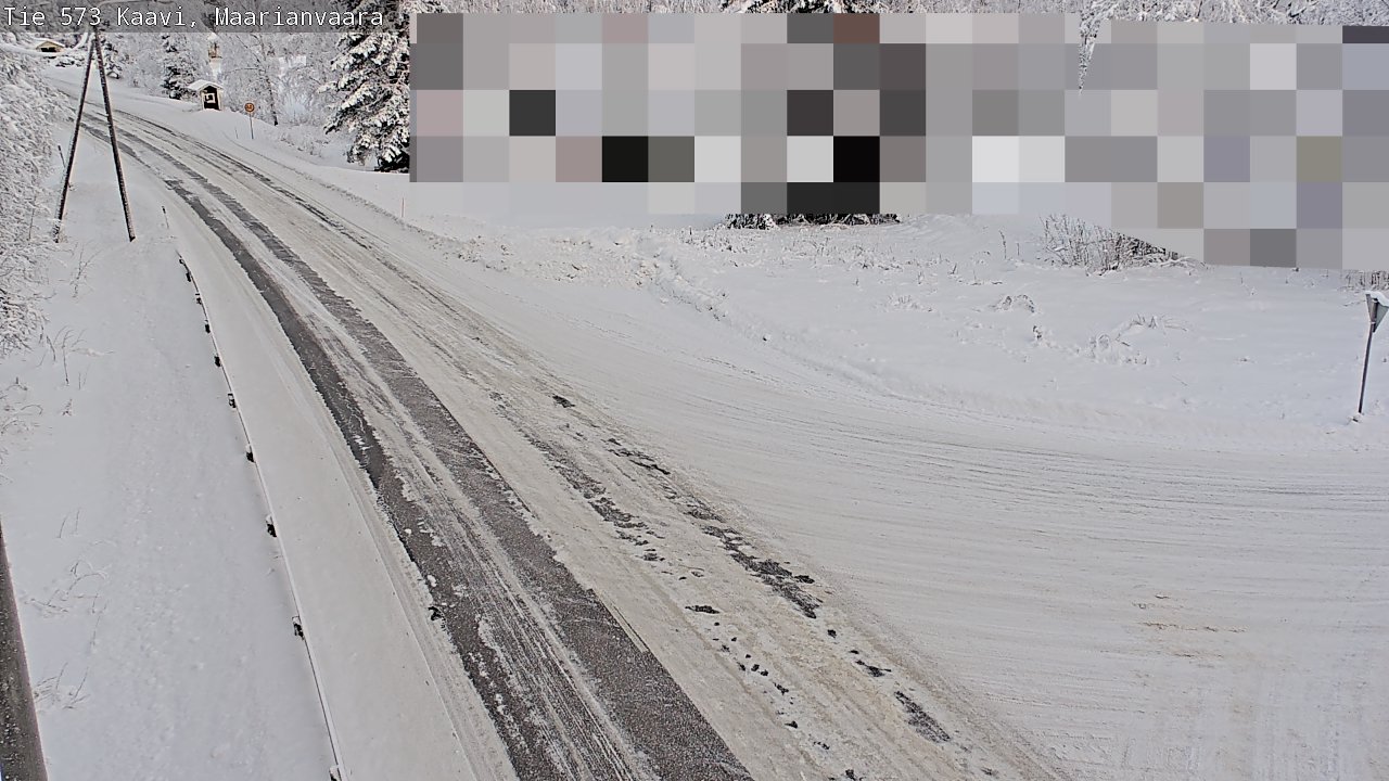 Weather Camera Image Road 573 Kaavi, Maarianvaara, Kaavi, Pohjois-Savo