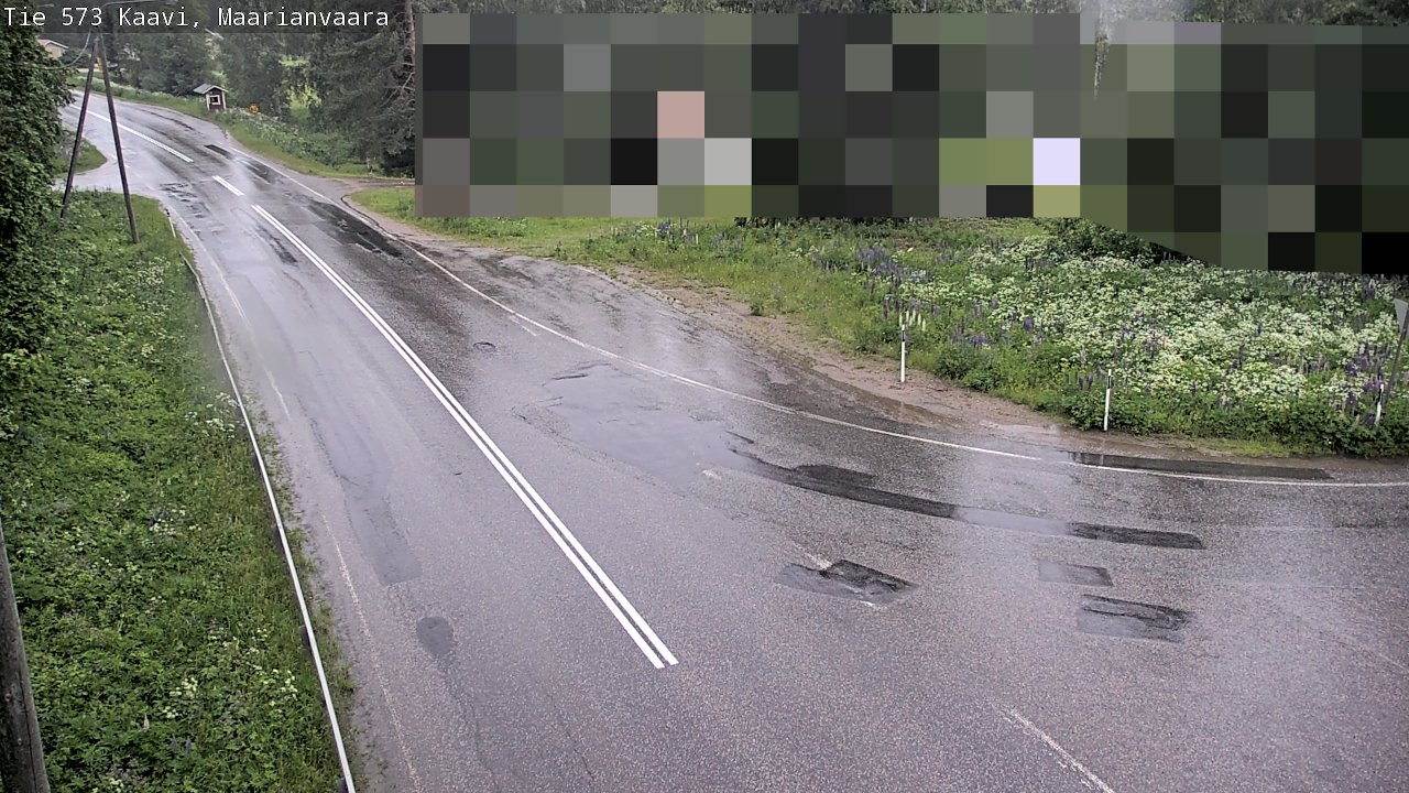 Weather Camera Image Road 573 Kaavi, Maarianvaara, Kaavi, Pohjois-Savo