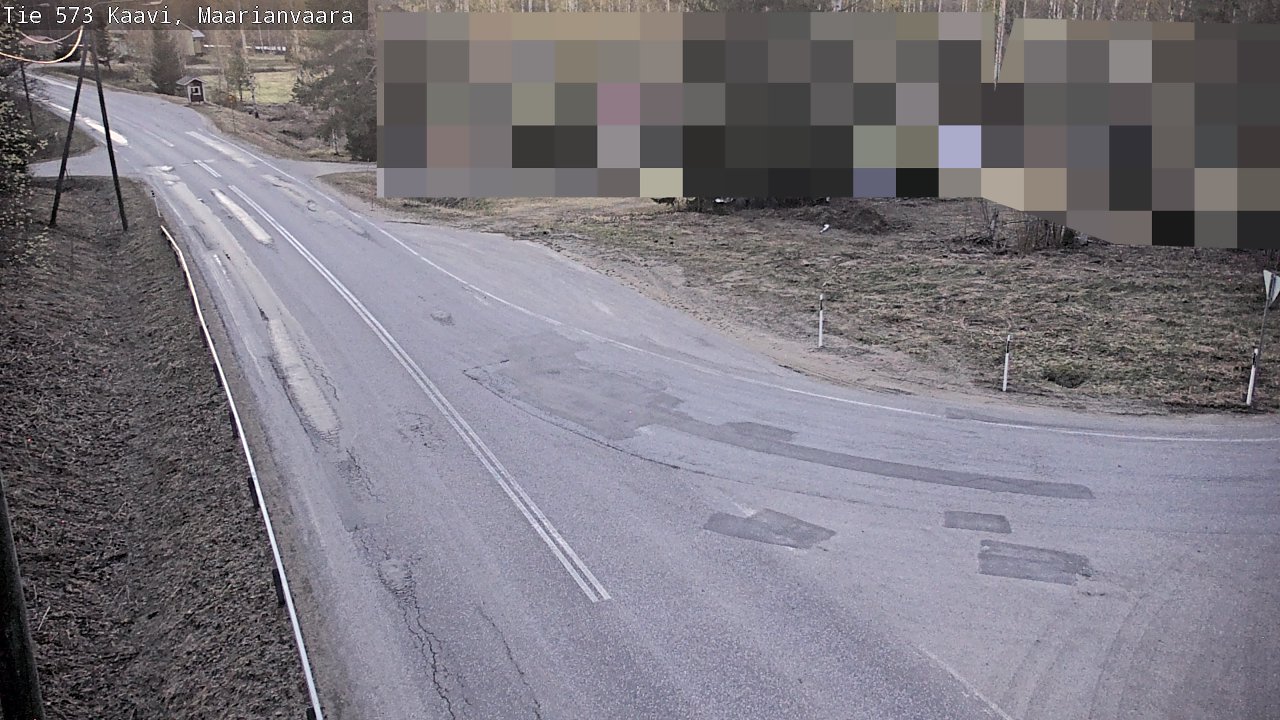 Weather Camera Image Väg 573 Kaavi, Maarianvaara, Kaavi, Pohjois-Savo