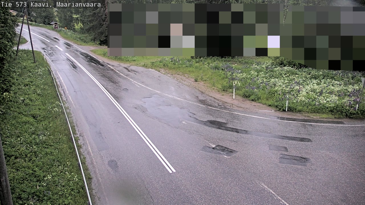 Weather Camera Image Road 573 Kaavi, Maarianvaara, Kaavi, Pohjois-Savo