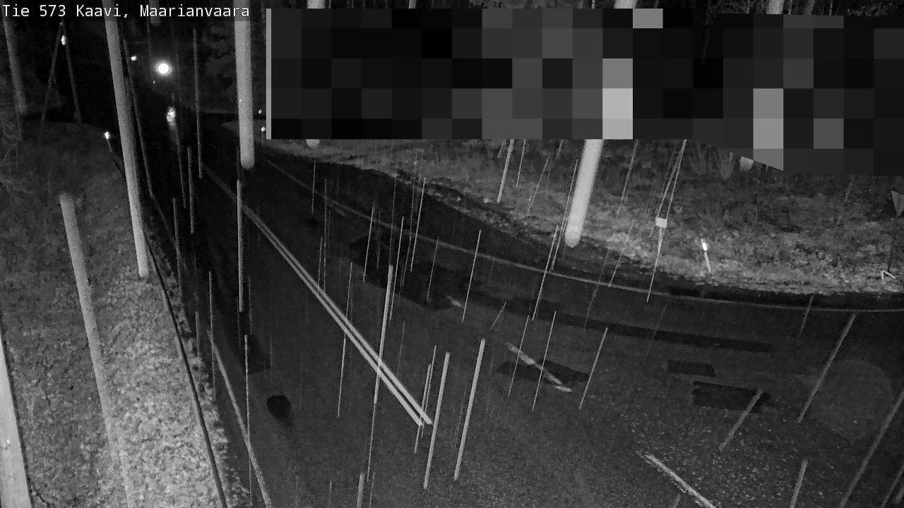 Weather Camera Image Väg 573 Kaavi, Maarianvaara, Kaavi, Pohjois-Savo