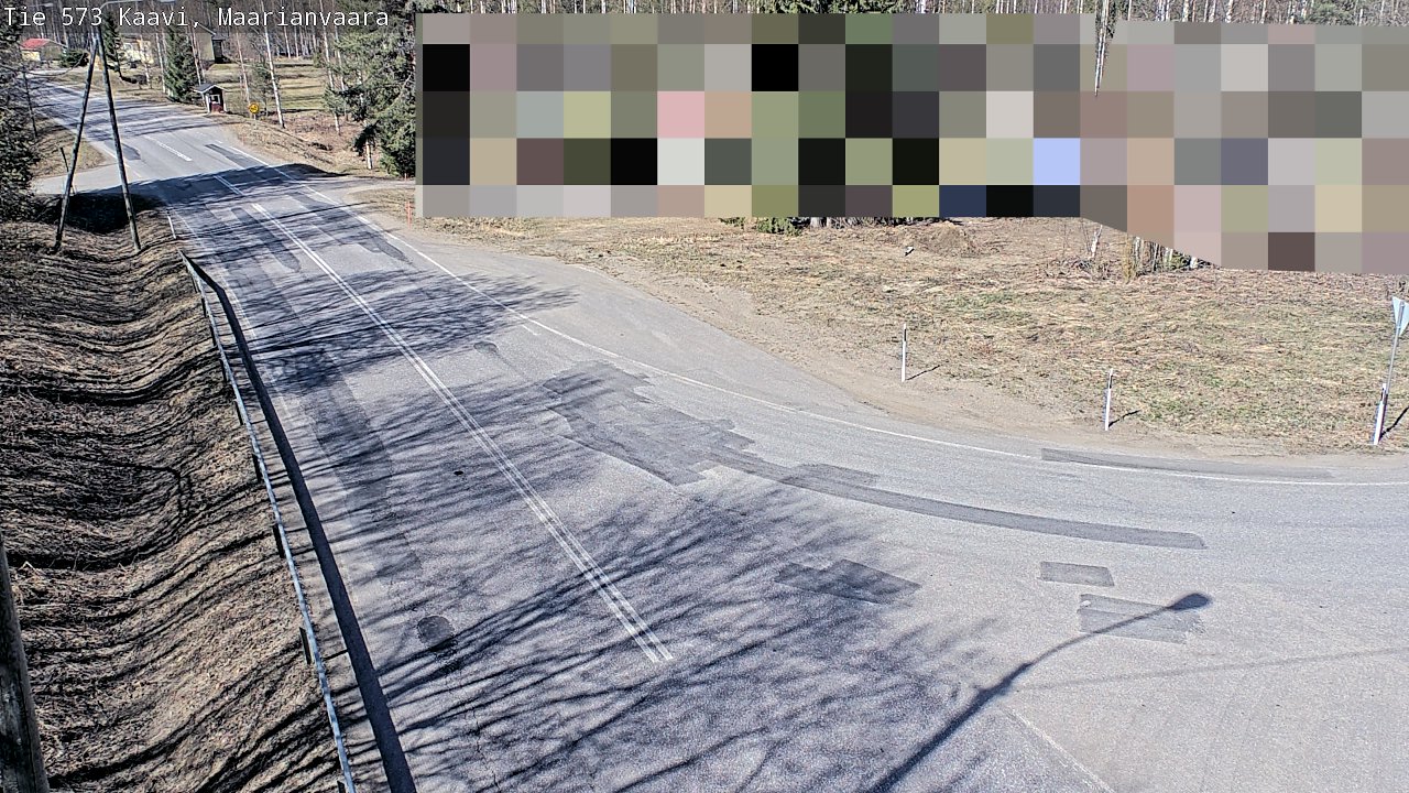 Weather Camera Image Väg 573 Kaavi, Maarianvaara, Kaavi, Pohjois-Savo